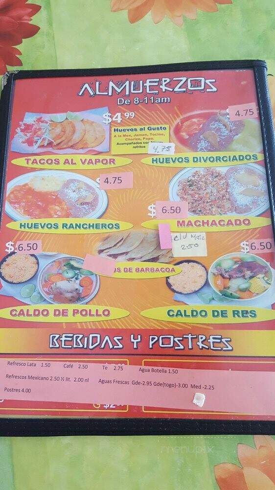 Taqueria Monterrey Chiquito - Houston, TX menu_pic