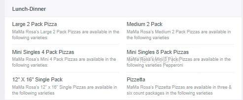 Mama Rosa's Pizza - Mary Esther, FL menu_pic