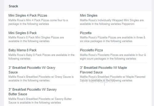 Mama Rosa's Pizza - Mary Esther, FL menu_pic