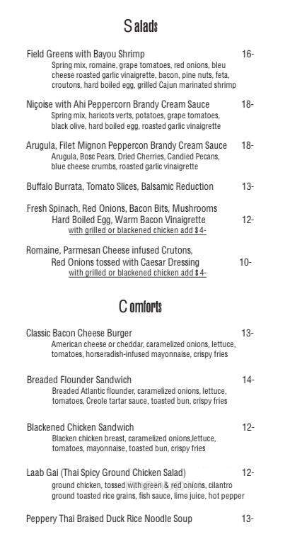Circle Cafe - Tampa, FL menu_pic