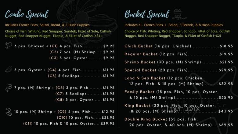 Louisiana Best Seafood - Long Beach, CA menu_pic