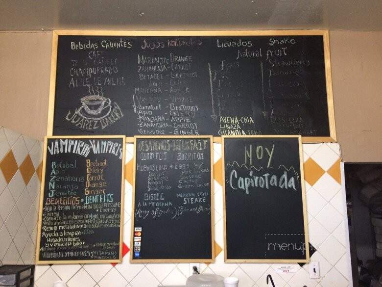 Juarez Bakery - Ontario, CA menu_pic