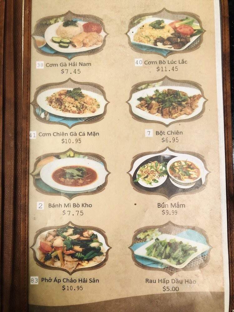 Kang Lac Bakery - Westminster, CA menu_pic