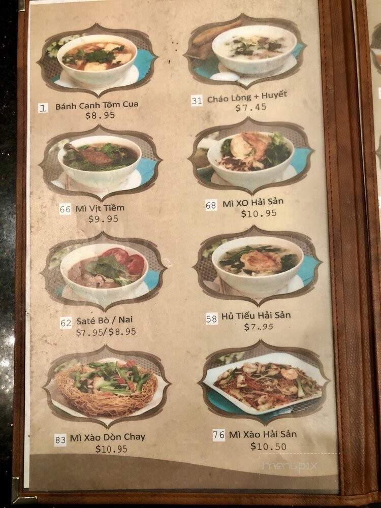Kang Lac Bakery - Westminster, CA menu_pic