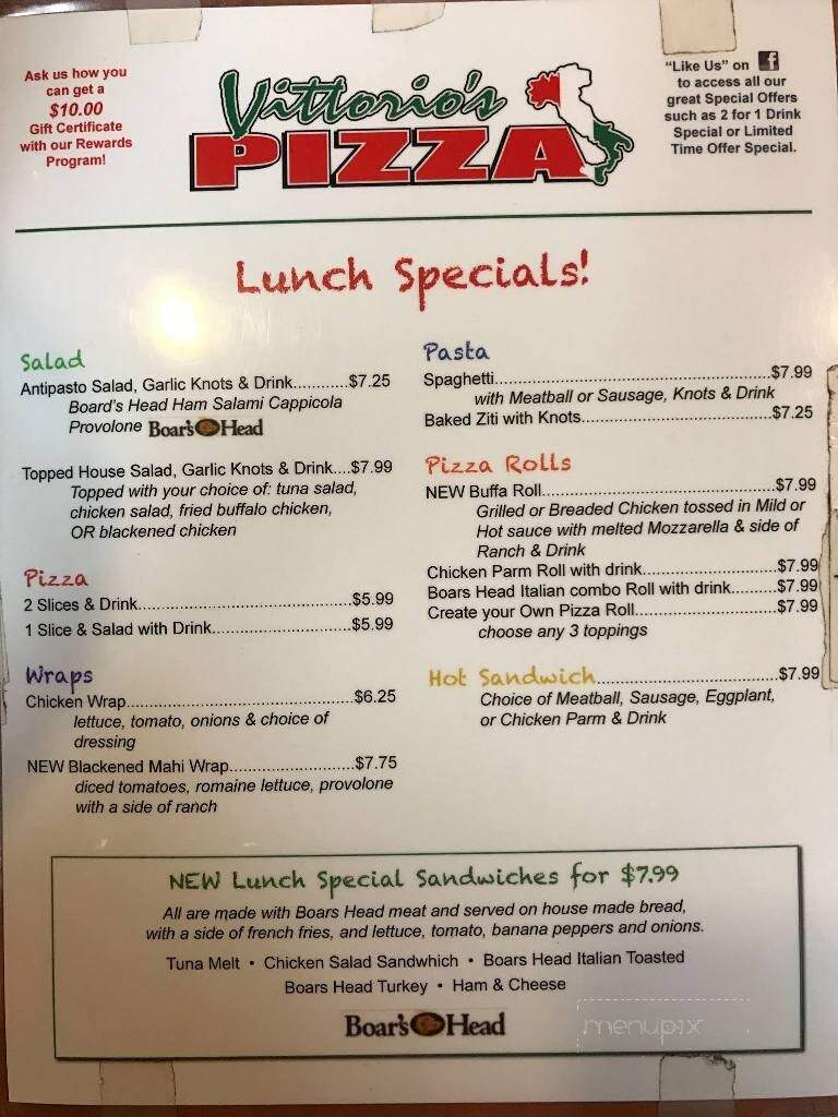 Vittorio Restaurant - Delray Beach, FL menu_pic