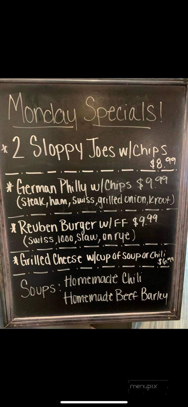 Gilligan's - Cass City, MI menu_pic