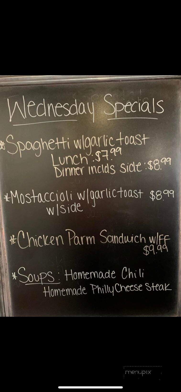 Gilligan's - Cass City, MI menu_pic