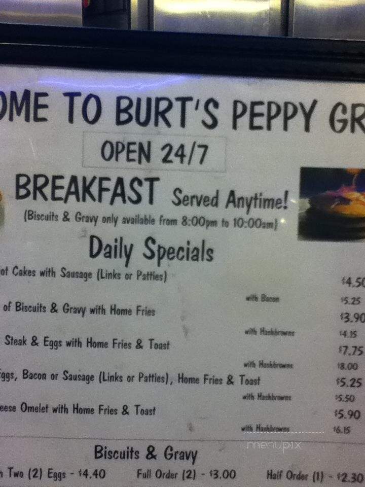 Burt's Peppy Grill - Indianapolis, IN