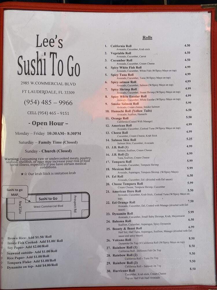 Sushi To Go - Fort Lauderdale, FL