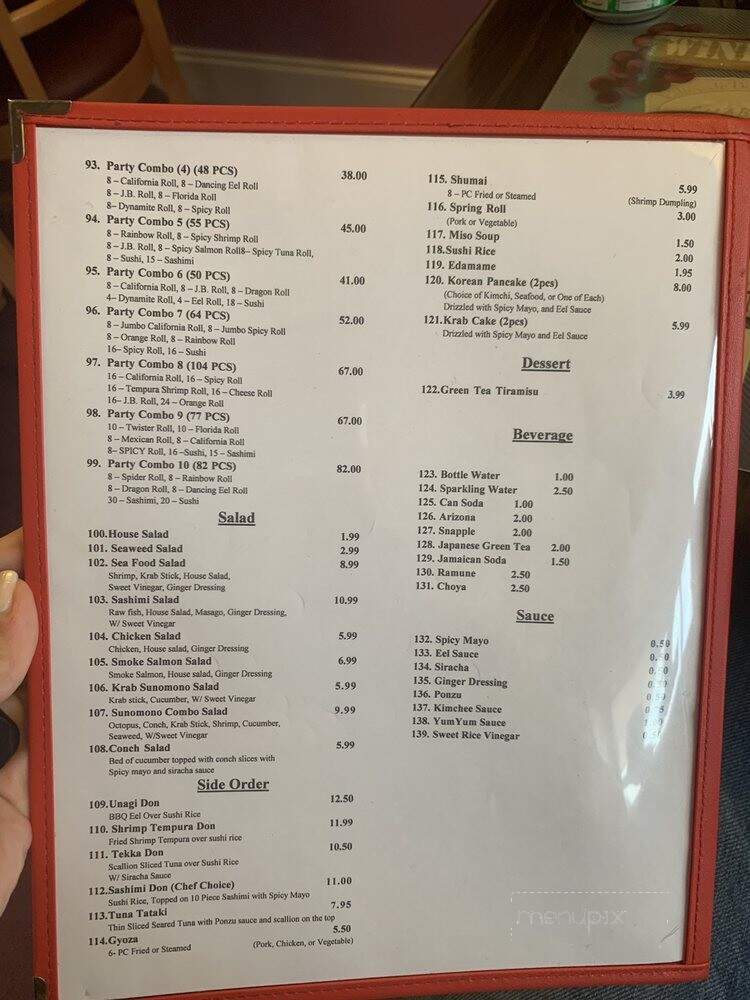 Sushi To Go - Fort Lauderdale, FL menu_pic