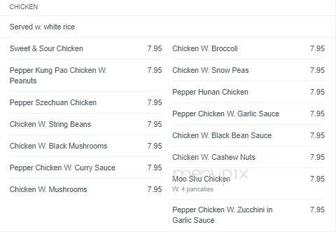 Mings Buffet - East Peoria, IL menu_pic
