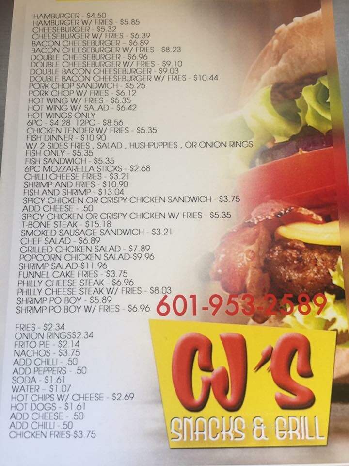 C J's Place - Port Gibson, MS menu_pic
