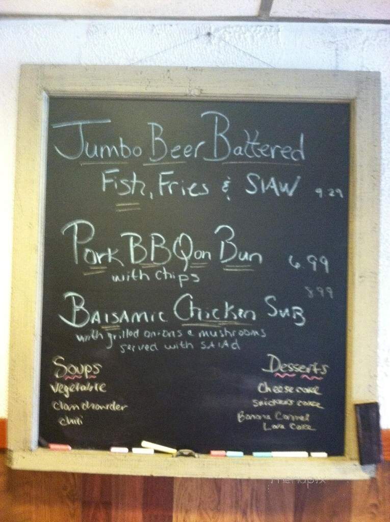 Creekside Kitchen - Graysville, PA menu_pic