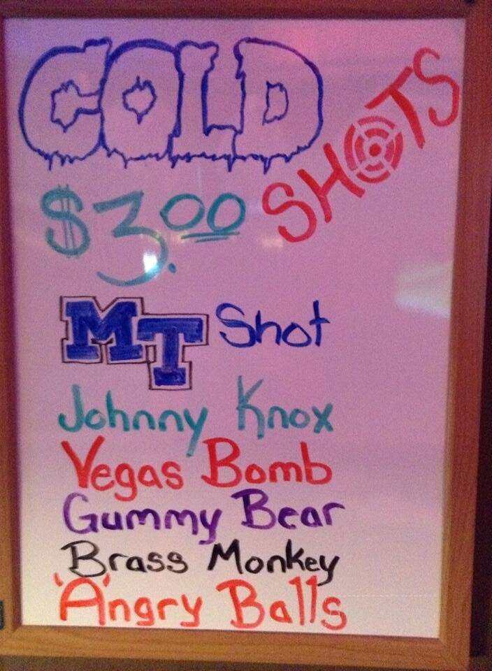 Gentleman Jim's Bar & Grill - Murfreesboro, TN menu_pic