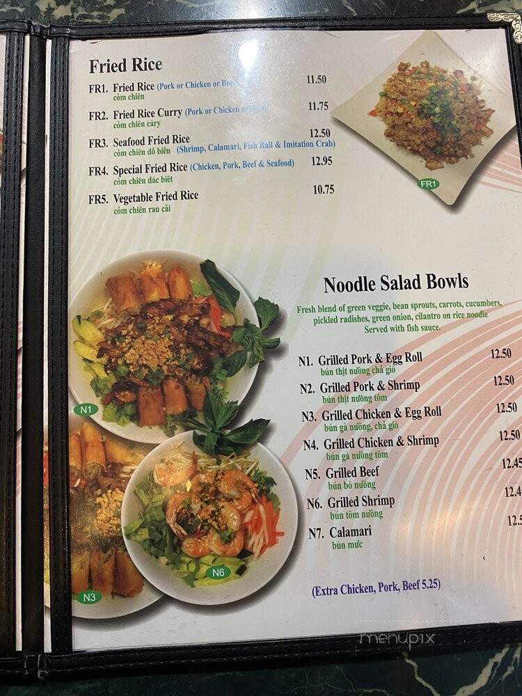 Pho World - Renton, WA menu_pic