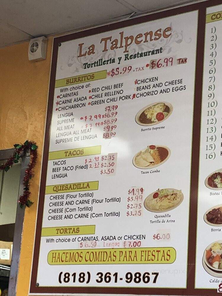 Tortilleria La Talpense - San Fernando, CA