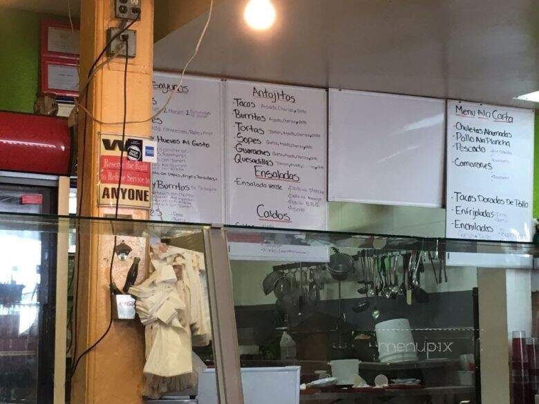 Mary Alicia Restaurant - Los Angeles, CA menu_pic