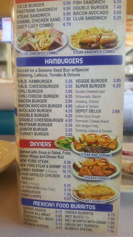 Burger Depot - La Puente, CA menu_pic