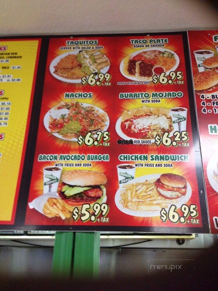 Burger Depot - La Puente, CA menu_pic