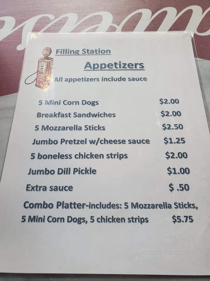 Filling Station - Magna, UT menu_pic