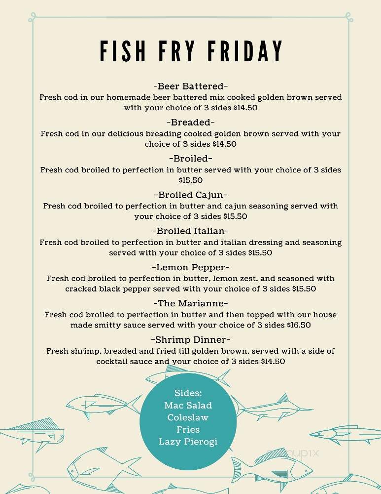 Can You Digg It - Buffalo, NY menu_pic
