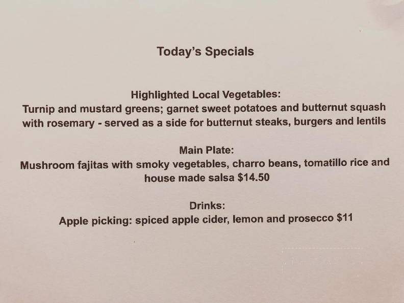 Sun Belly Cafe - Greenville, SC menu_pic
