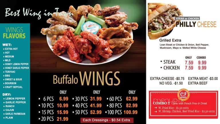 Craft Fry Wing - Tampa, FL menu_pic