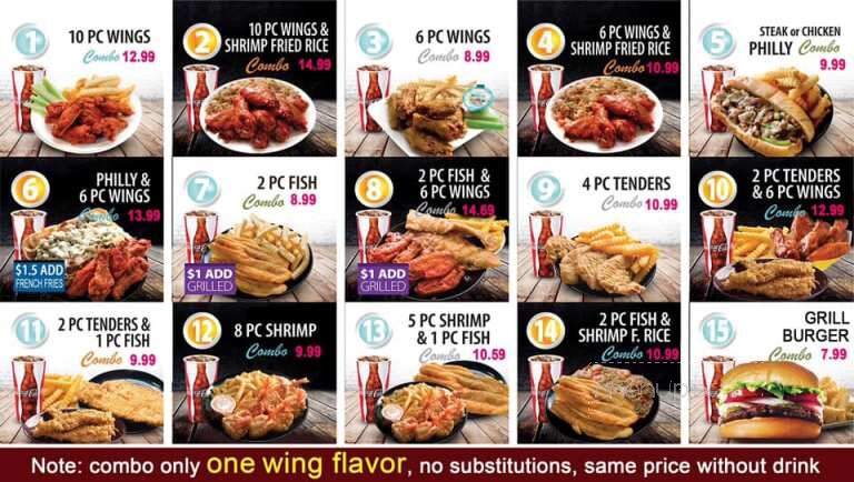 Craft Fry Wing - Tampa, FL menu_pic