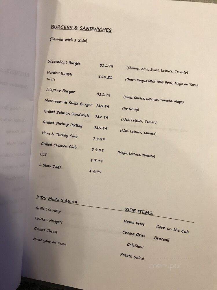 Steamboats1 - Chattahoochee, FL menu_pic