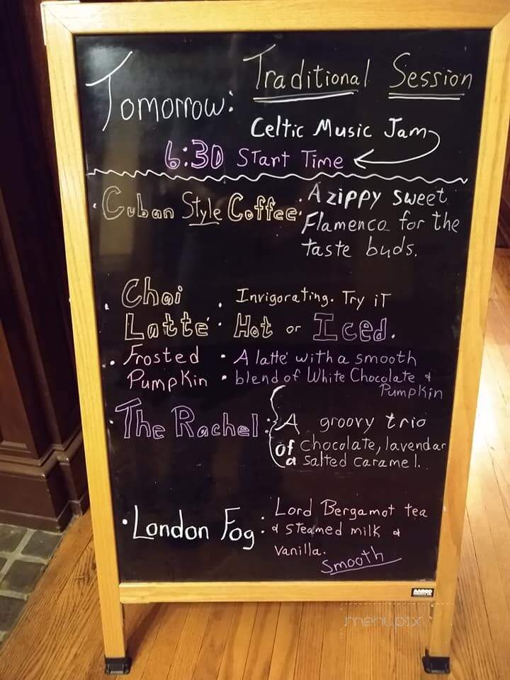 Backhouse Cafe Coffee &Tea - Williamsport, PA menu_pic