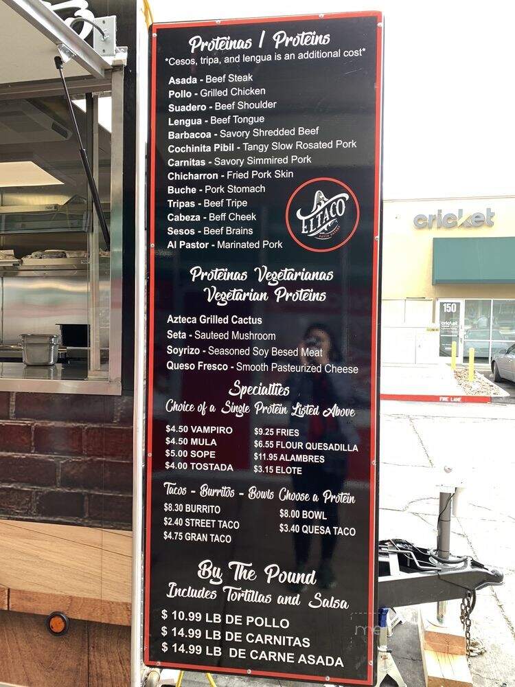 El Taco Patio Eatery - Las Vegas, NV menu_pic