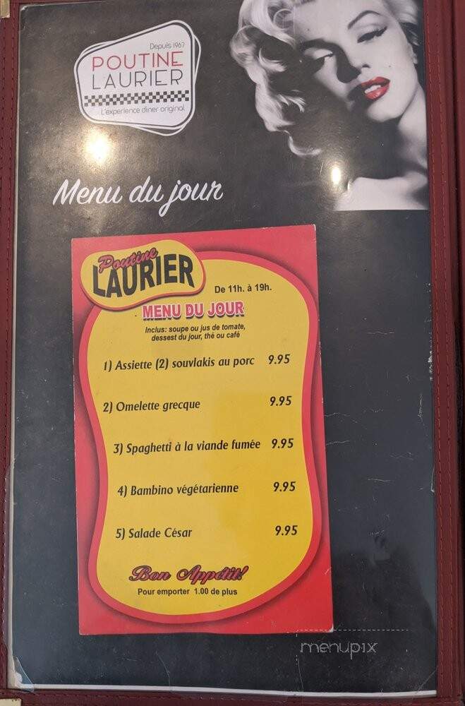 Poutine Laurier - Montreal, QC menu_pic