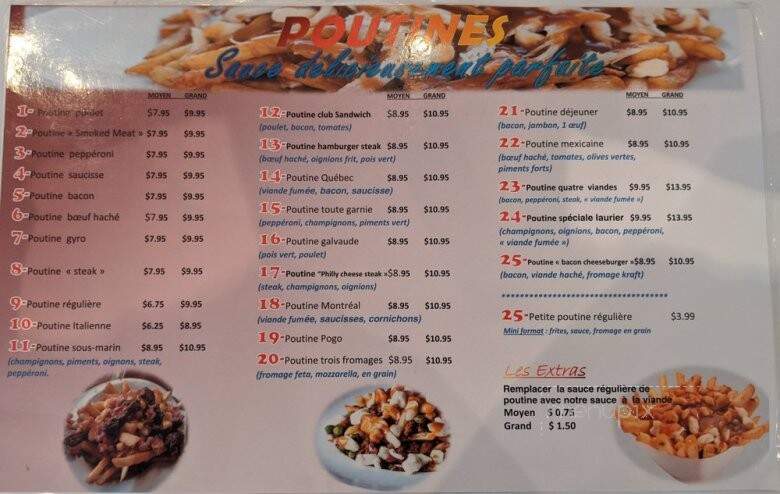 Poutine Laurier - Montreal, QC menu_pic