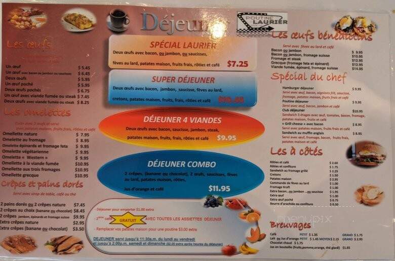 Poutine Laurier - Montreal, QC menu_pic
