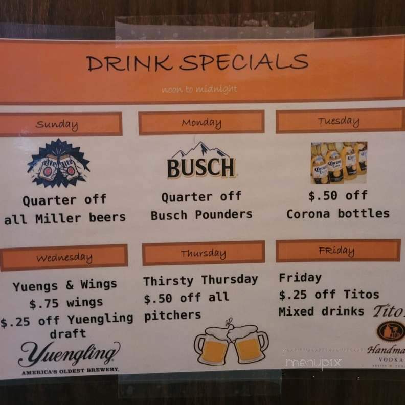 Mountainhouse Tavern - Greentown, PA menu_pic