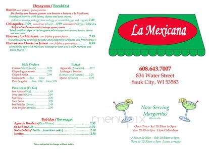 La Mexicana - Colonial Beach, VA menu_pic