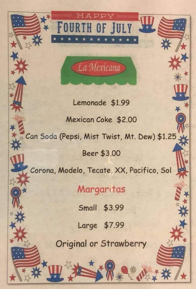 La Mexicana - Colonial Beach, VA