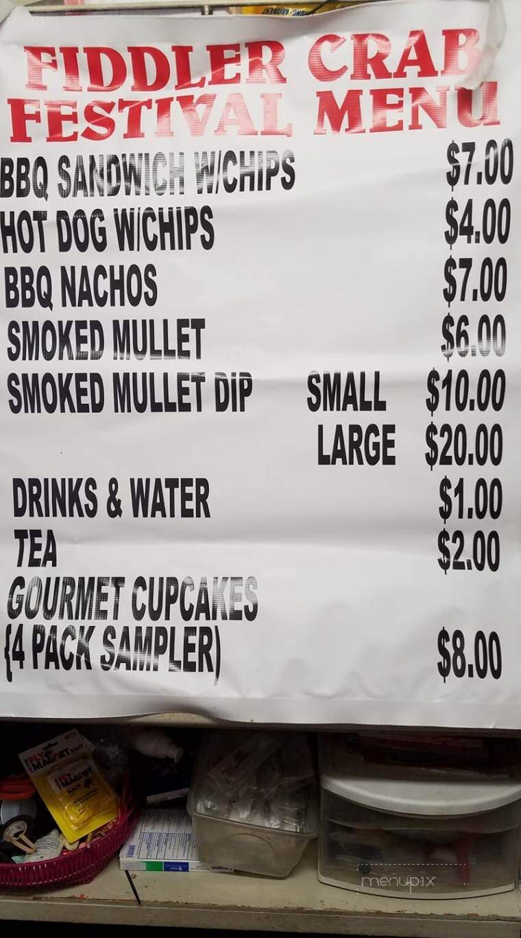 Skullyz BBQ - Steinhatchee, FL menu_pic