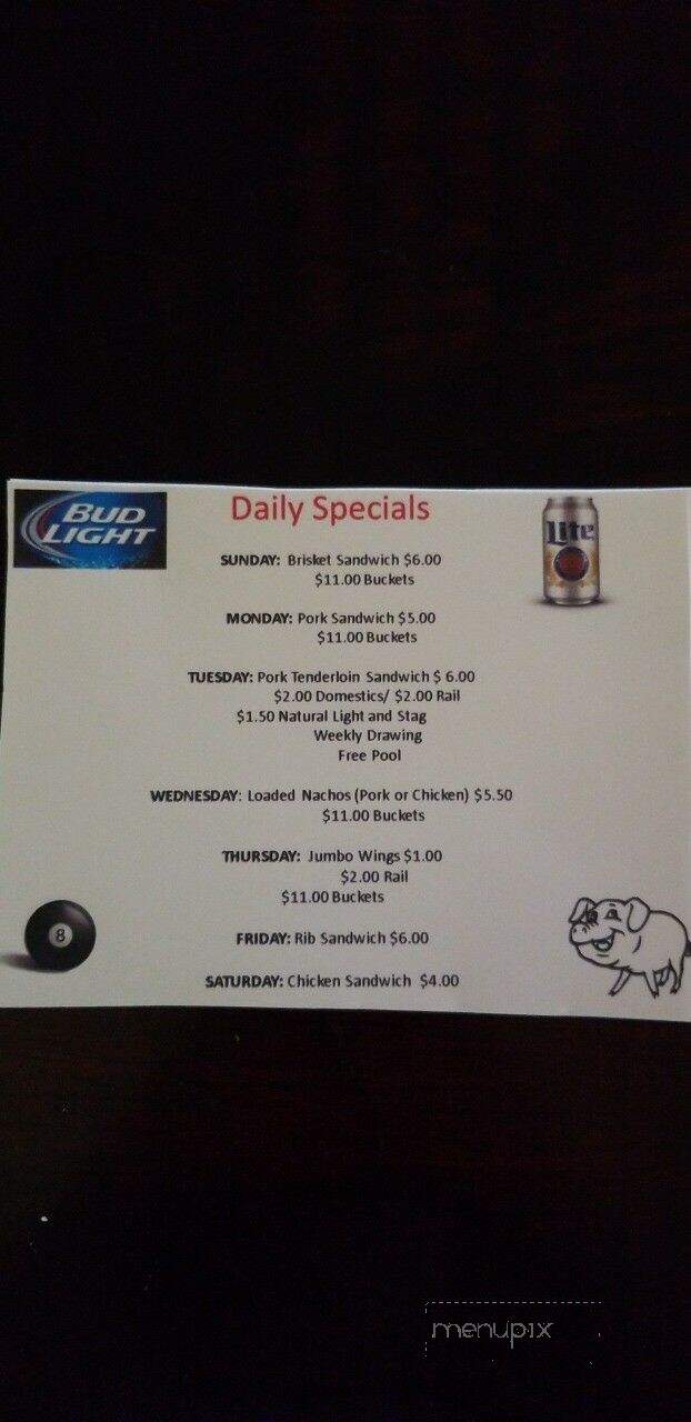 Willie's Place - Greenville, IL menu_pic