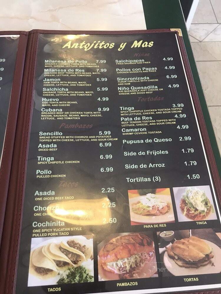Nuevo Machetes - Taylorsville, UT menu_pic