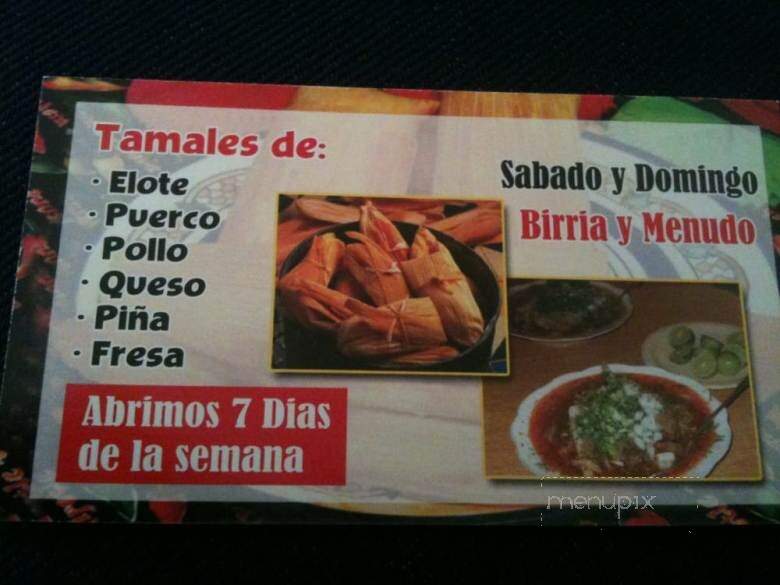 La Dona Tamaleria - Compton, CA menu_pic