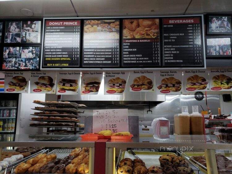Donut Prince - Burbank, CA menu_pic