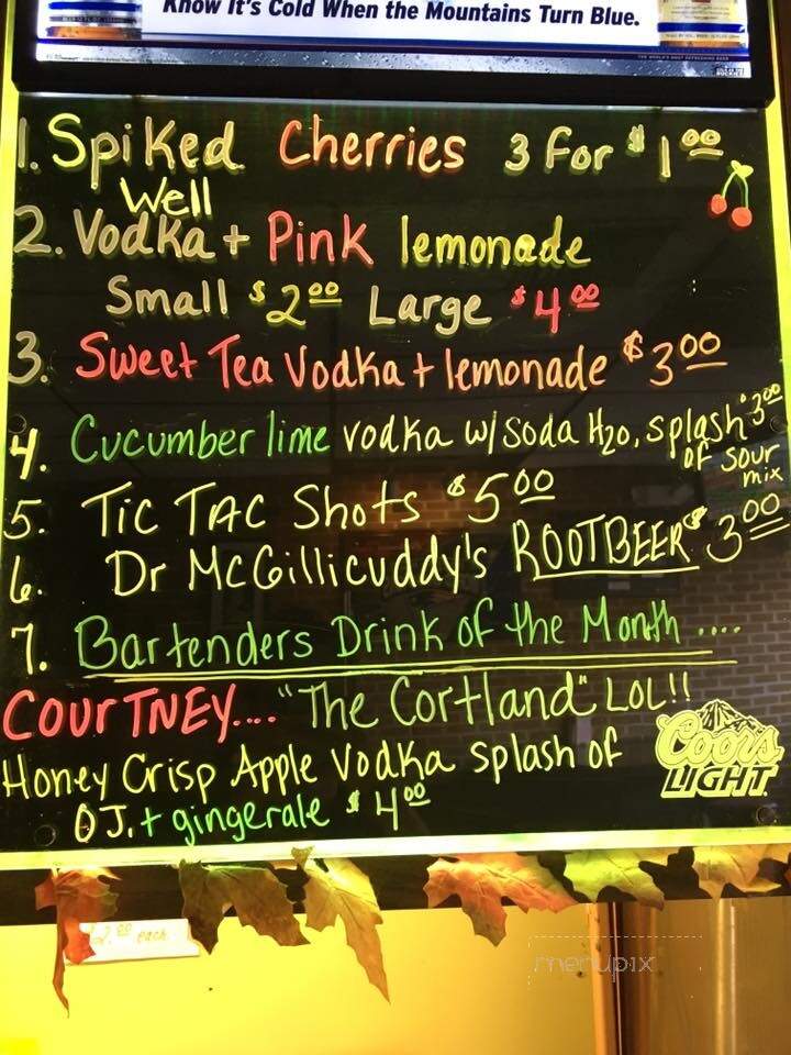 Smitty's Pub - Greenfield, MA menu_pic