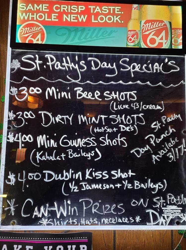 Herbie's Bar - Jefferson, WI menu_pic