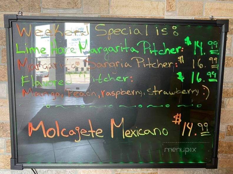 La Fiesta Mexican Restaurant - Arkansas City, KS menu_pic