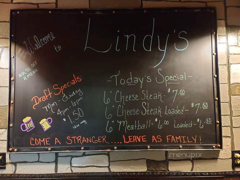 Lindauer's Tavern - Hughesville, PA menu_pic