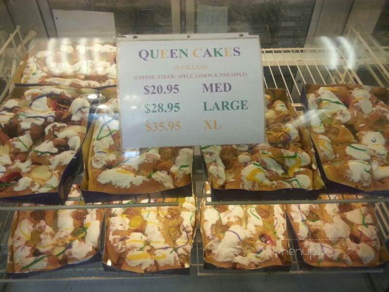 Antoine's Famous Cakes - Gretna, LA menu_pic