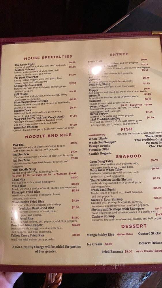 Thai Tradition - Wichita, KS menu_pic