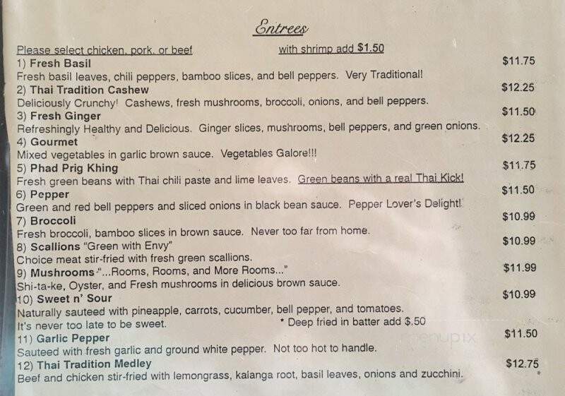Thai Tradition - Wichita, KS menu_pic