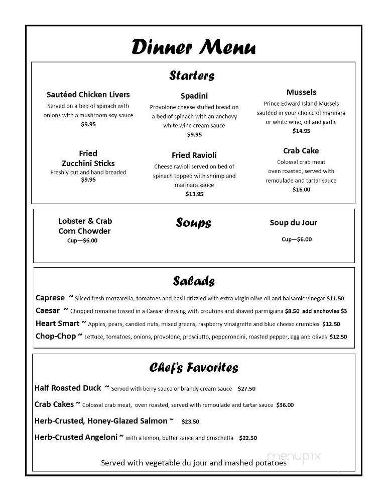 The Oaks on 44 - Wildwood, FL menu_pic